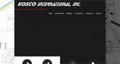 Desktop Screenshot of koscointernational.com
